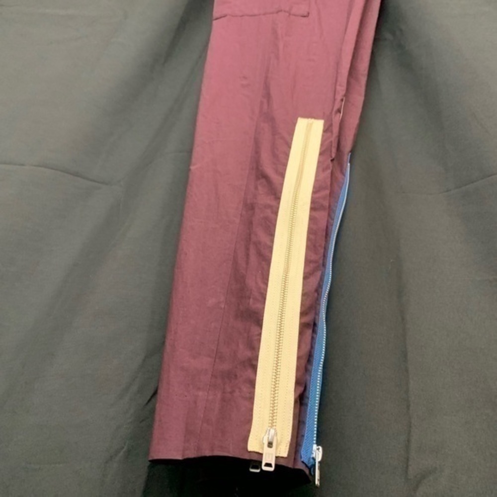 undercover jun takahashi chaos and balance maroon bondage zipper cargo pants uc - Picture 12 of 15